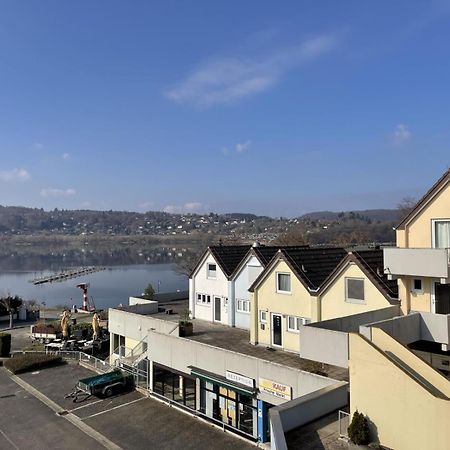 Gemutliche 93M2Fewo Mit 2 Schlafzimmern Und Seitlichem Seeblick Vom Balkon Scheid  Kültér fotó